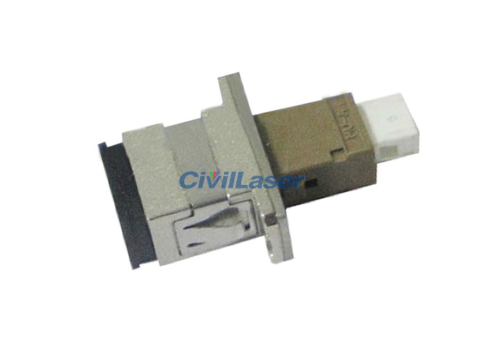 SC to MU Fiber Conversion Coupler Singal Core Mount Adapter